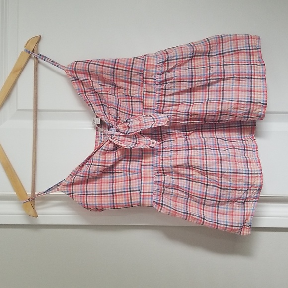 Loft plaid babydoll tank size M - Picture 2 of 7